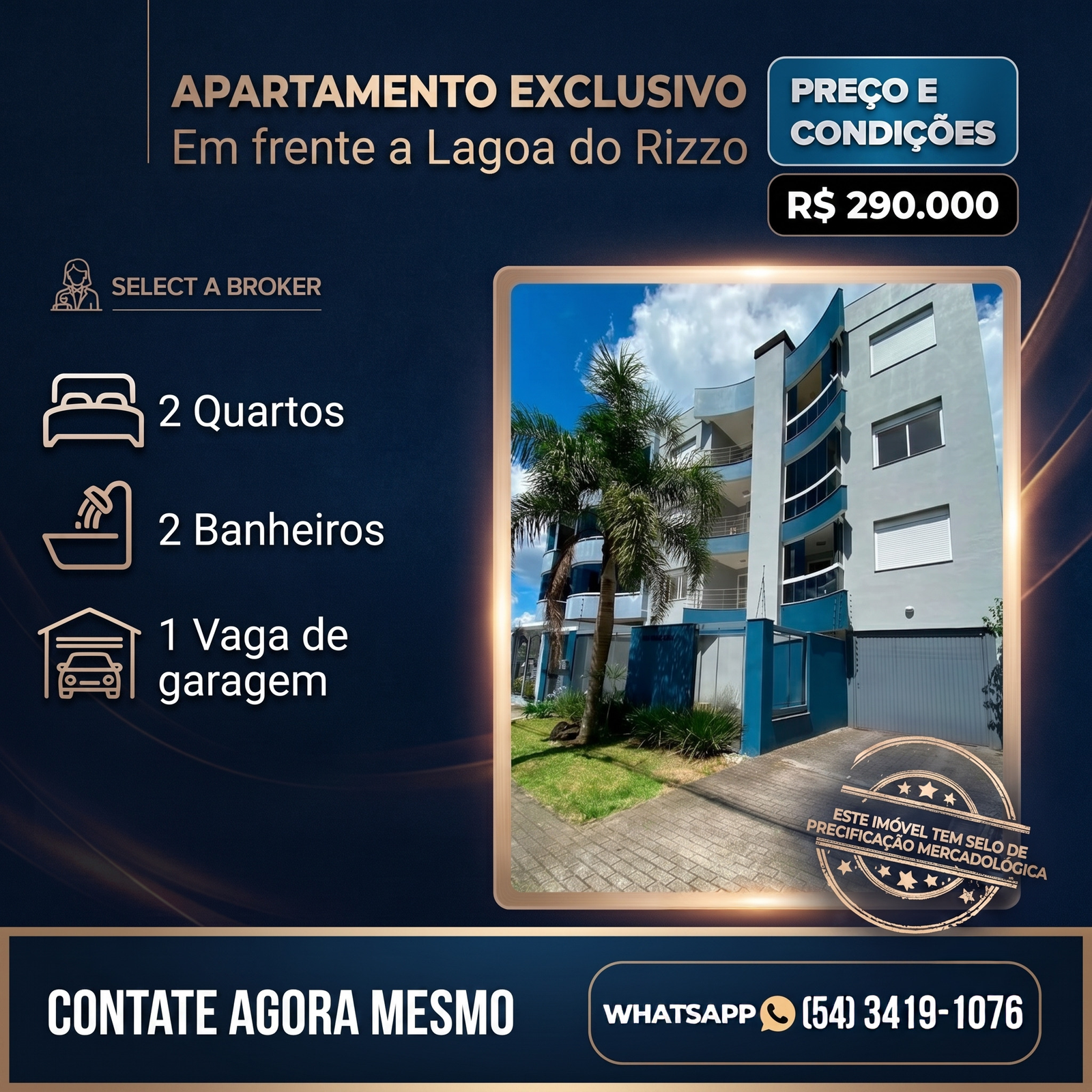Apartamento mobiliado e decorado, pronto para morar